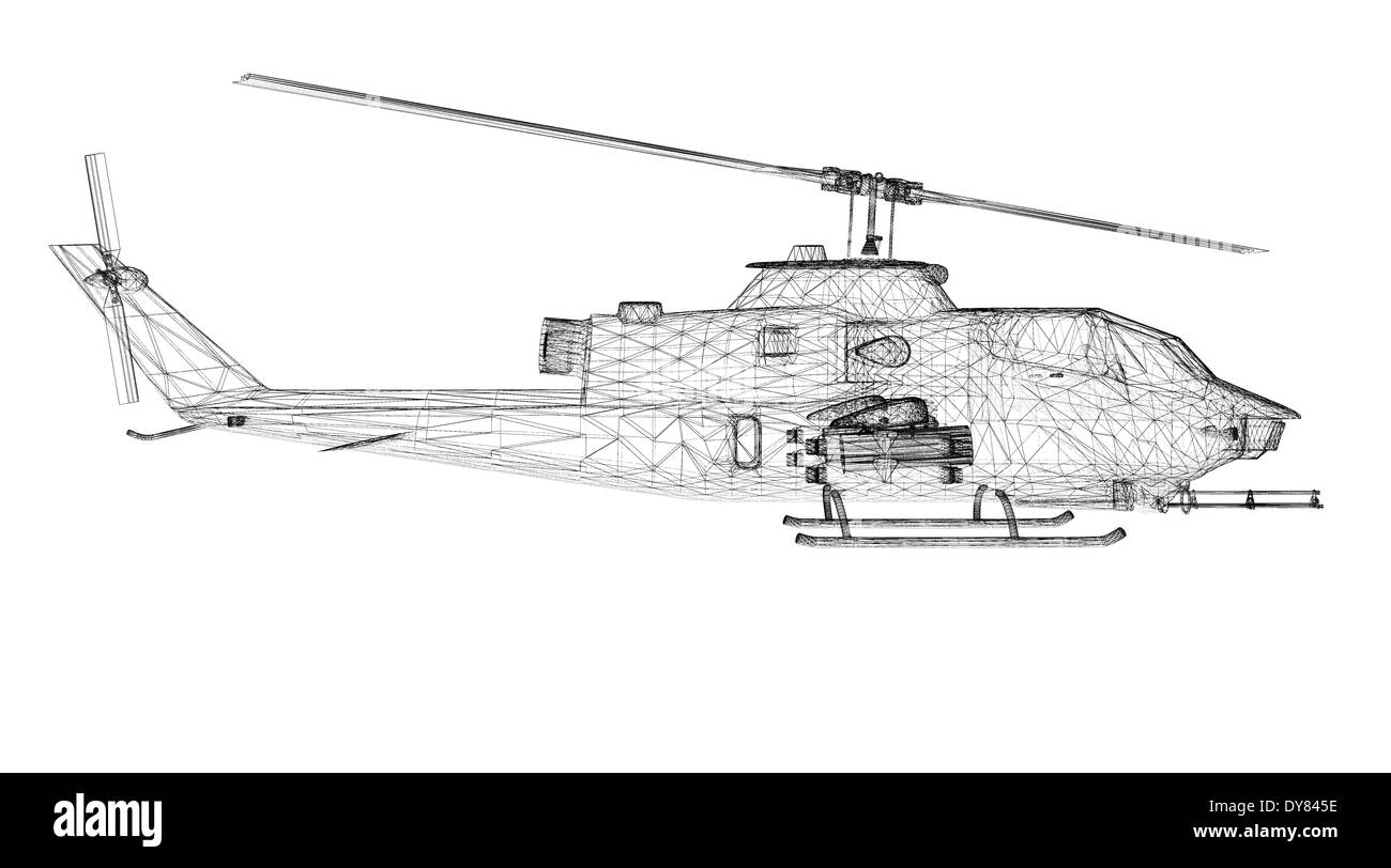 Militärhubschrauber Stockfoto