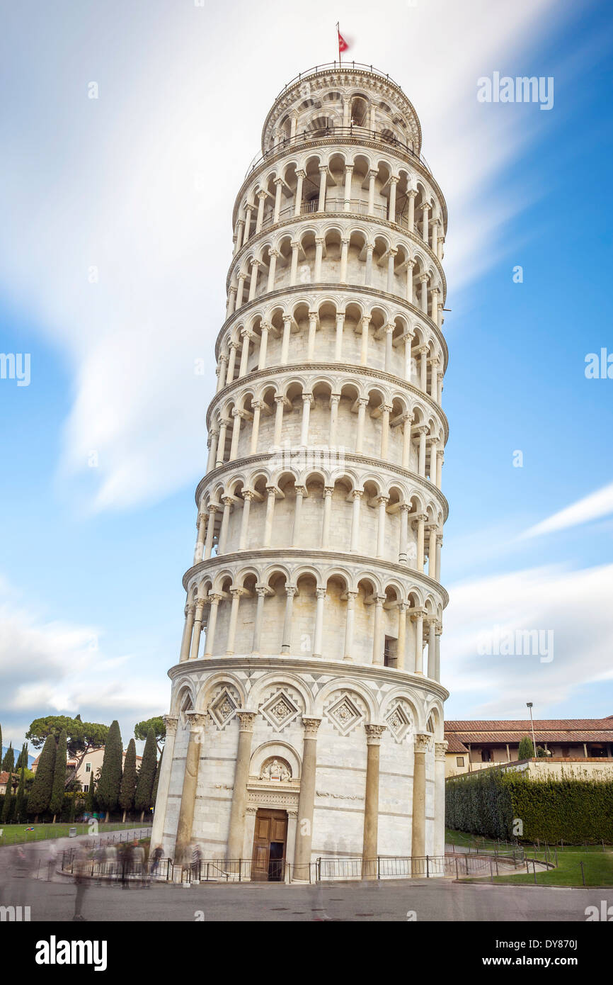 Schiefe Turm von Pisa in der Toskana Stockfoto
