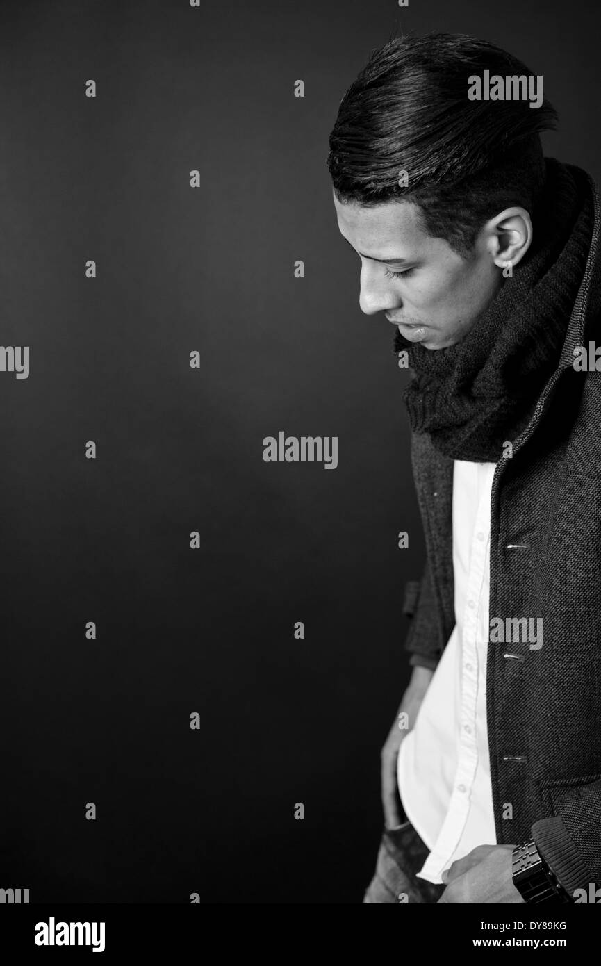 Junger Mann, portrait Stockfoto