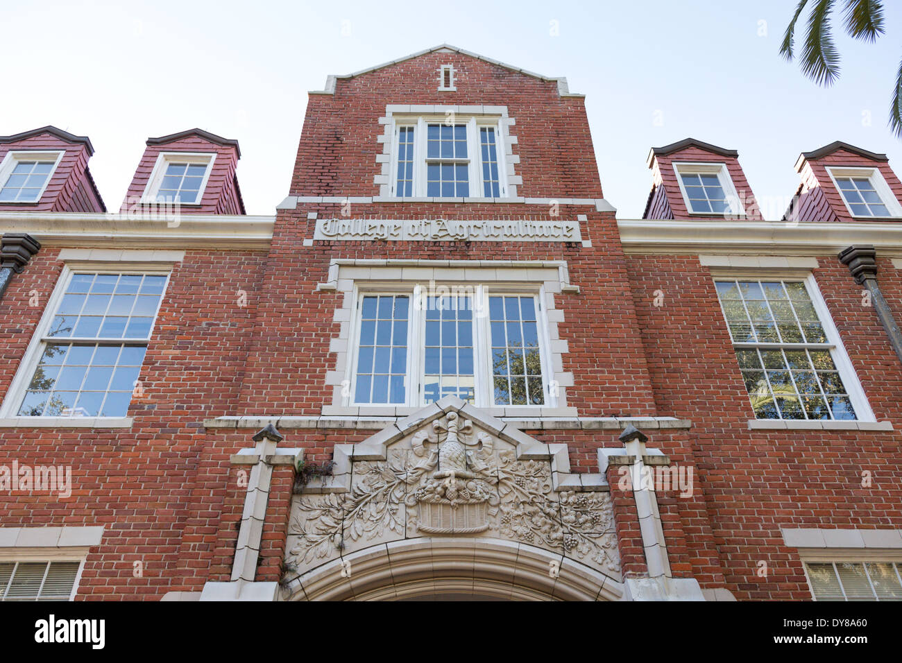 Stattliche Klassenzimmer Backsteingebäude, University of Florida, Gainesville, FL, USA Stockfoto