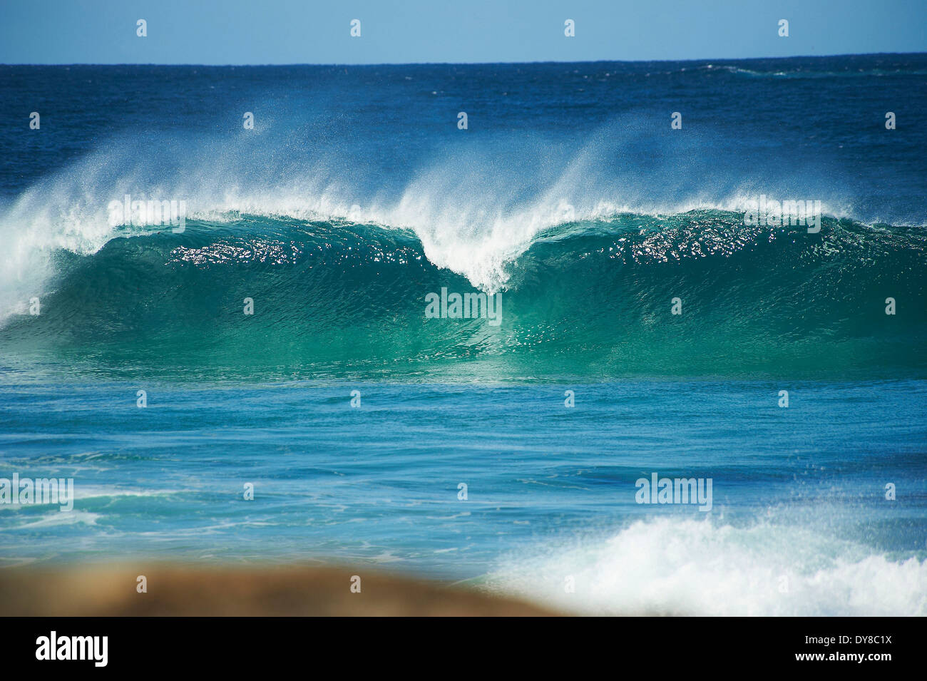 Australien, Mandalay Strand, Meer, Wellen, Western Australia, Schaum Stockfoto