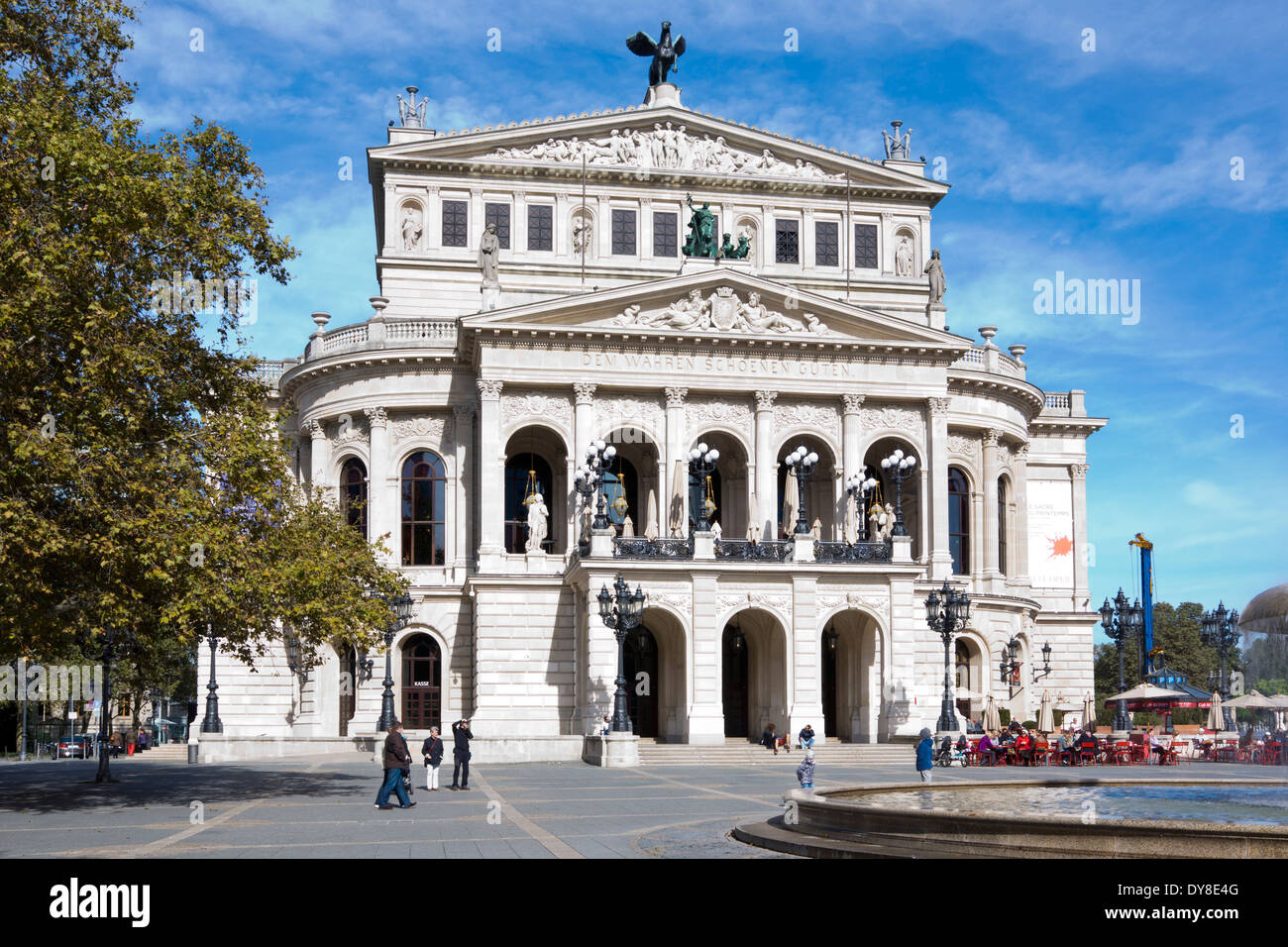 Alte Oper entfernt, Frankfurt main, Hessen, Deutschland, Europa Stockfoto
