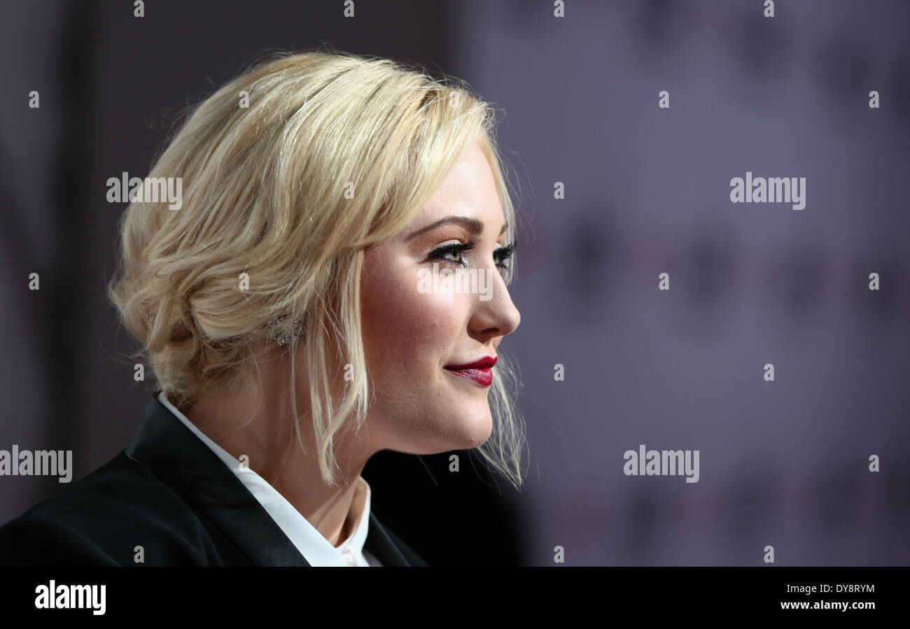 Hayley Hasselhoff bei der Eröffnung des H & M in Melbourne, April 2014. Stockfoto