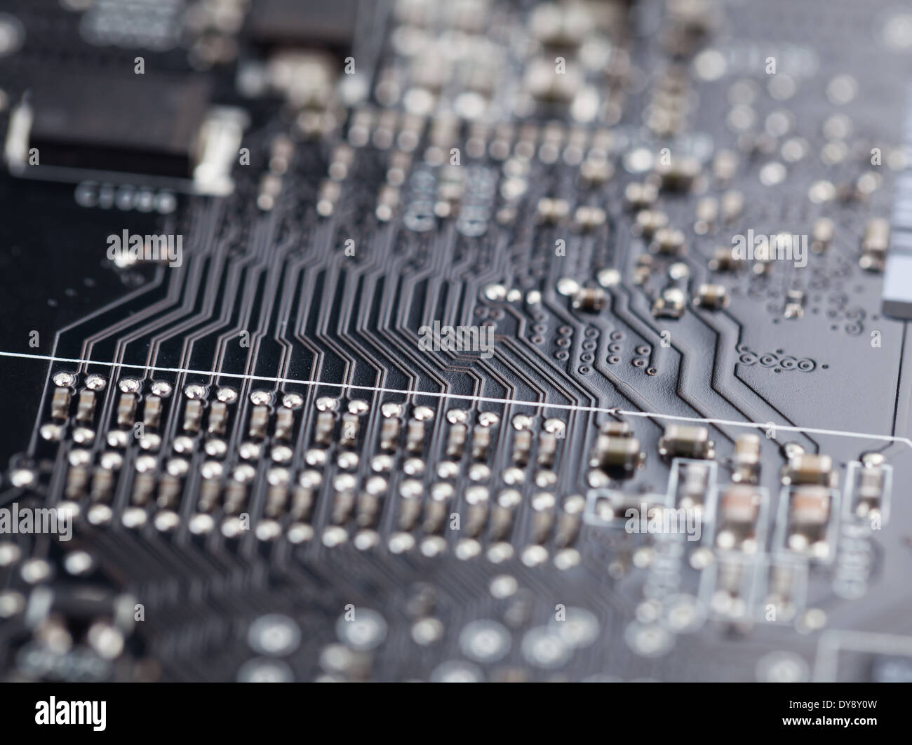 Computer Graphics Adapter Closeup Hintergrund Stockfoto