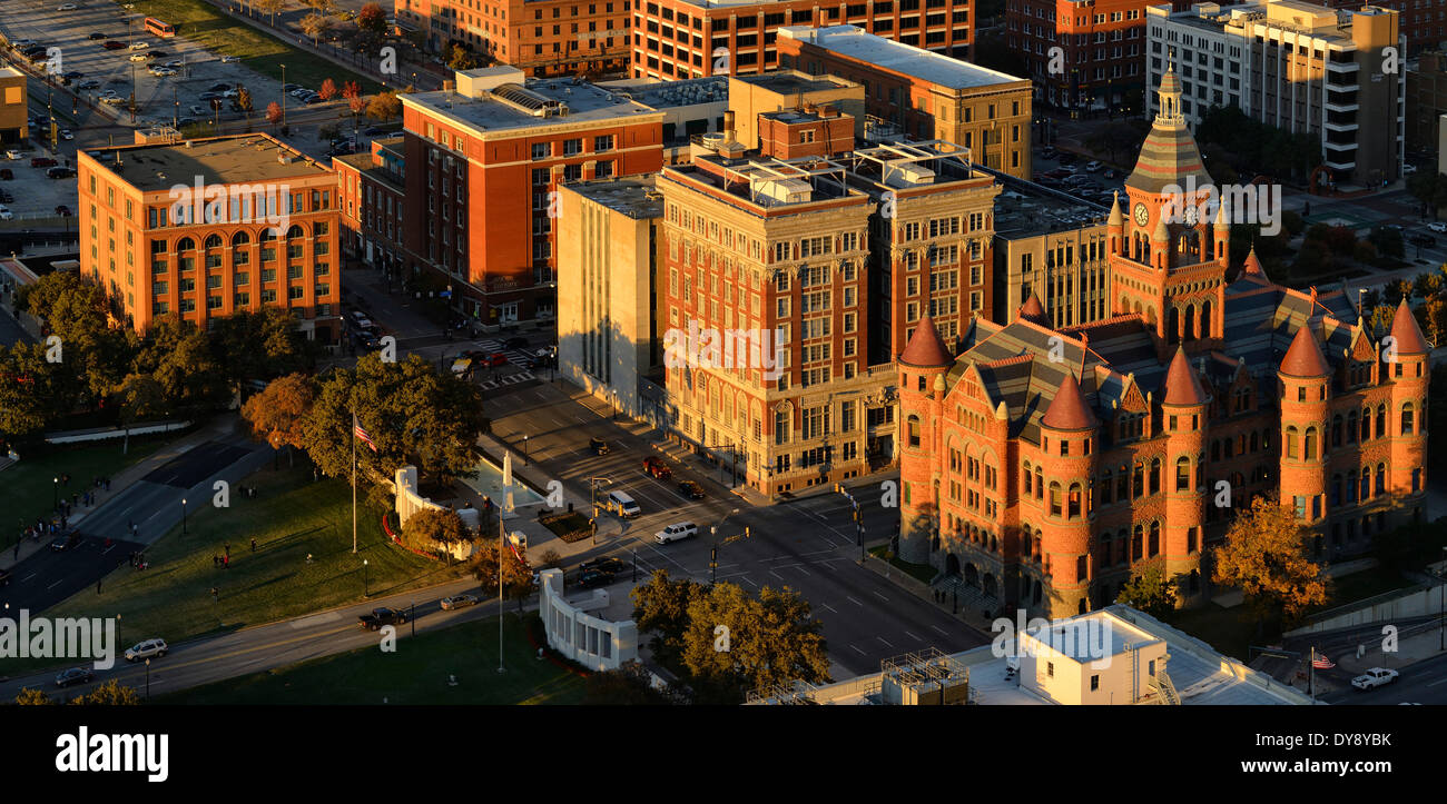 Nordamerika, Texas, USA, USA, Amerika, Dallas, Dealey Plaza, JFK, Kennedy, sechsten Stock museum Stockfoto