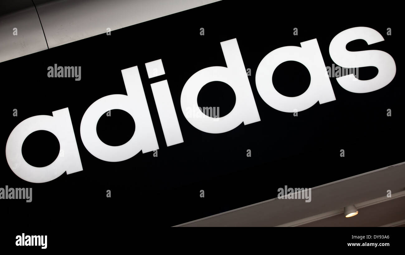 Adidas Store, Melbourne Australien Stockfoto