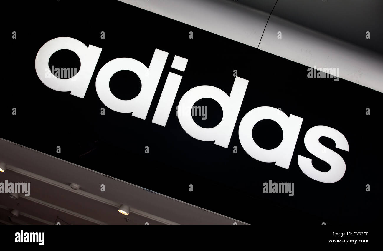 Adidas Store, Melbourne Australien Stockfoto