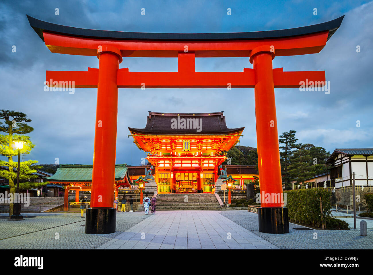Fushimi Inari-Taisha-Schrein in Kyōto, Japan. Stockfoto