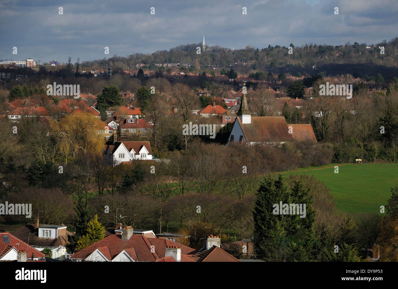 Str. Mary die Jungfrau Kirche, Northolt, Middlesex, England Stockfoto