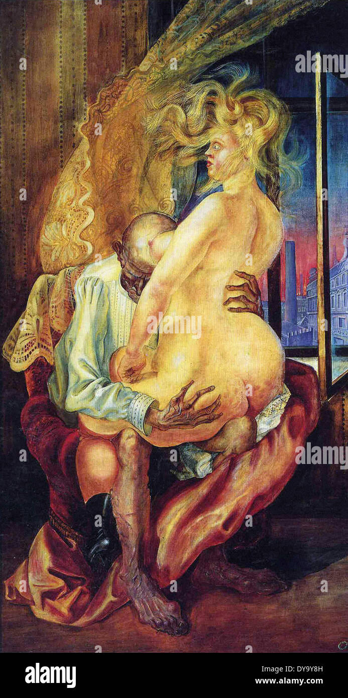 Otto Dix ungleiche Paar Stockfoto