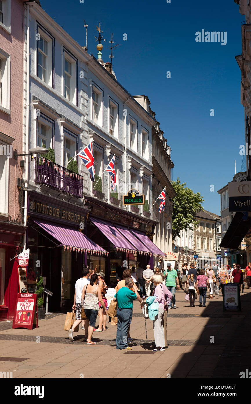 Großbritannien, England, Norfolk, Norwich, Lanes, London Street Stockfoto