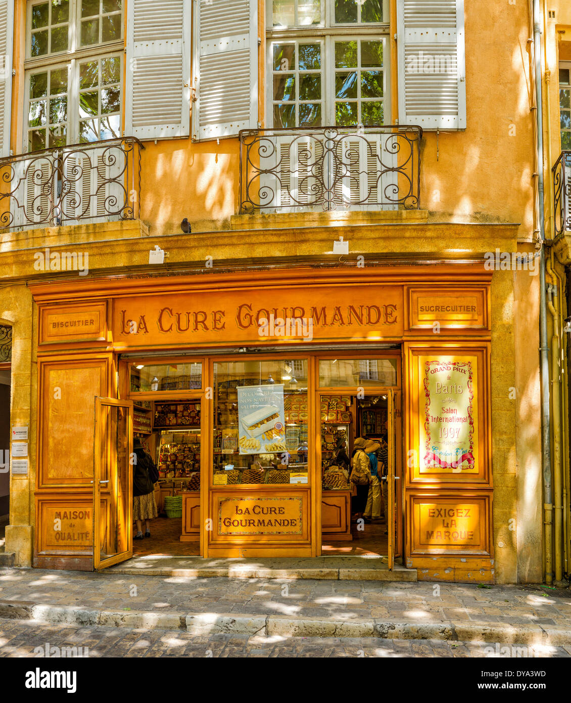 Shop, Place de l ' Hotel de Ville, Stadt, Dorf, Aix-En-Provence, Bouches du Rhone, Frankreich, Europa, Stockfoto