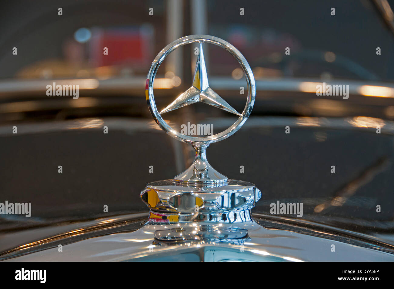 1939, 320, Bau Jahr, Benz, Deutschland, Europa, Limousine, Mercedes, Museum, Stern, Baden-Wurttemberg Stockfoto
