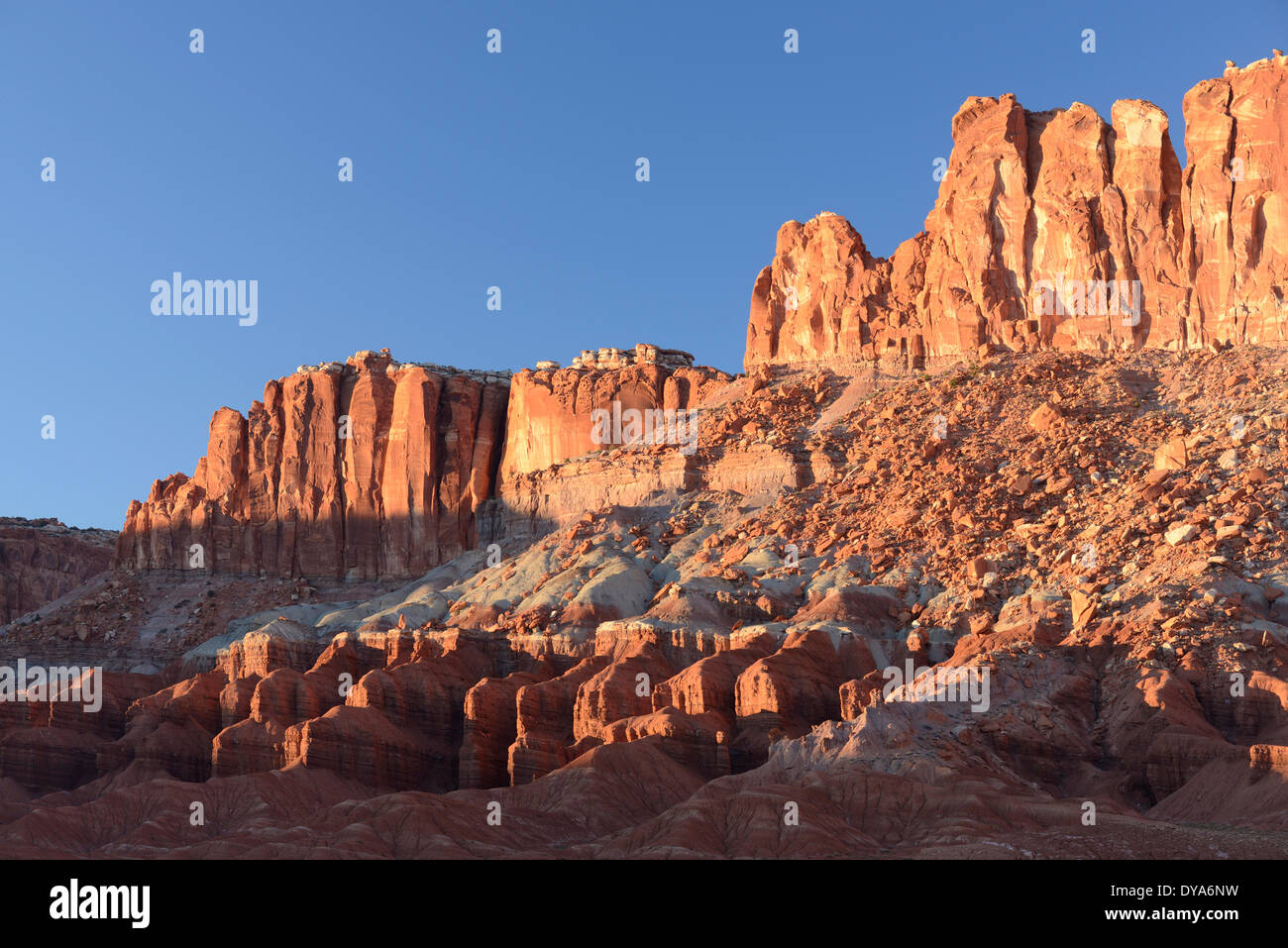 USA, Amerika, USA, Utah, Colorado Plateau, südliche, Capitol Reef, rote Sandsteinfelsen, American west, Wüste Stockfoto
