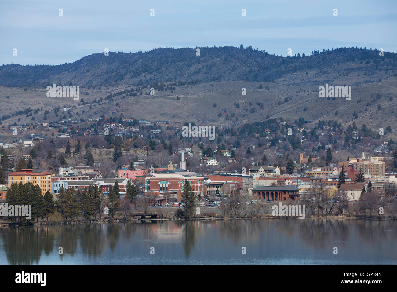 Klamath Falls, Oregon, OR, USA, Amerika, Vereinigte Staaten, Stadt, Stadt, Frühling Stockfoto
