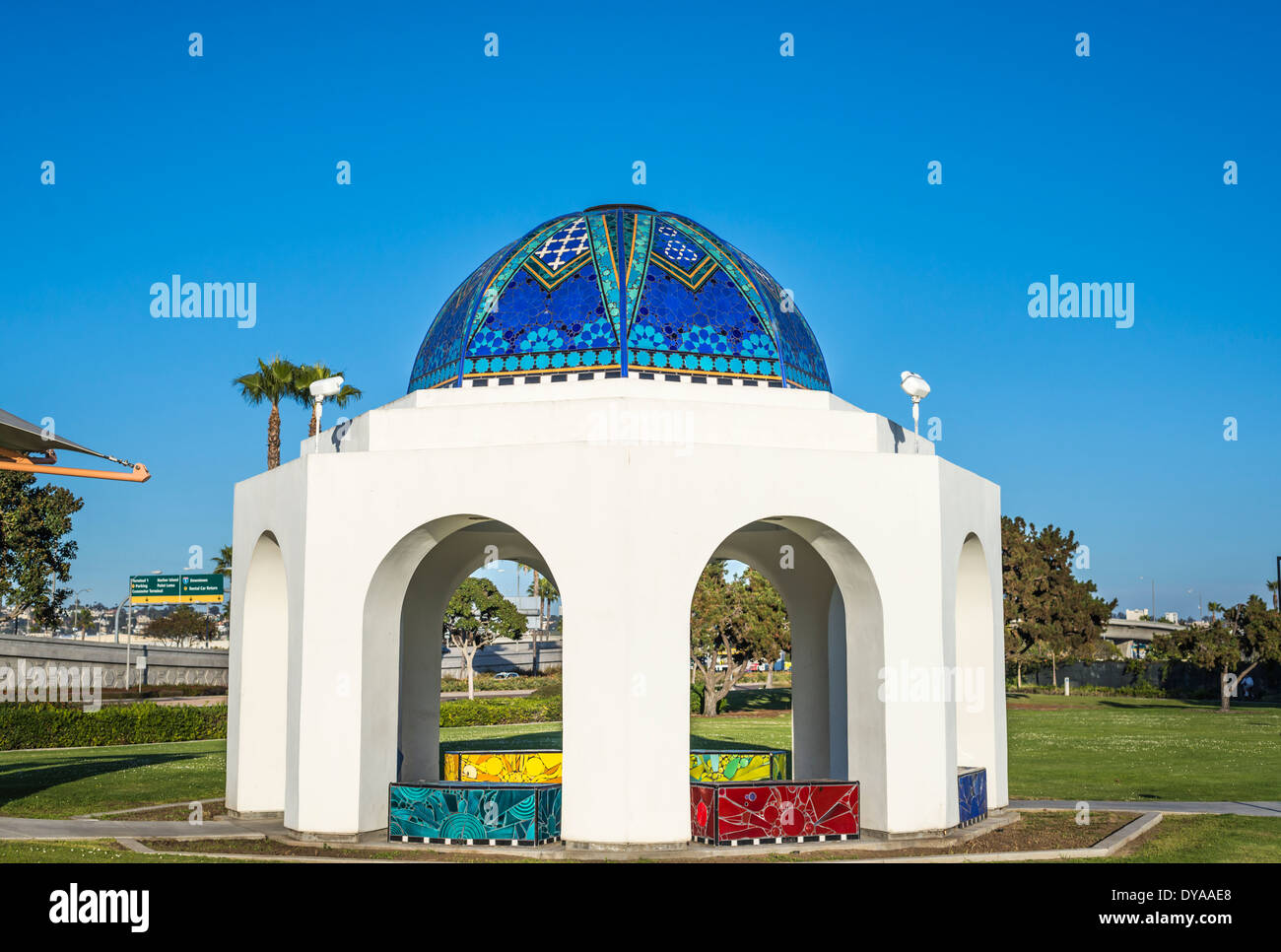 Kuppelbau im Krebs Überlebenden Park.  San Diego, California, Vereinigte Staaten von Amerika. Stockfoto