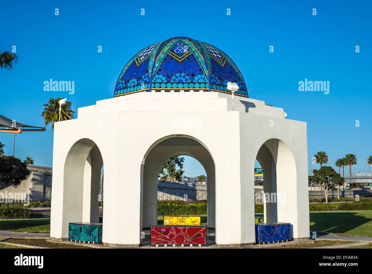 Kuppelbau im Krebs Überlebenden Park.  San Diego, California, Vereinigte Staaten von Amerika. Stockfoto