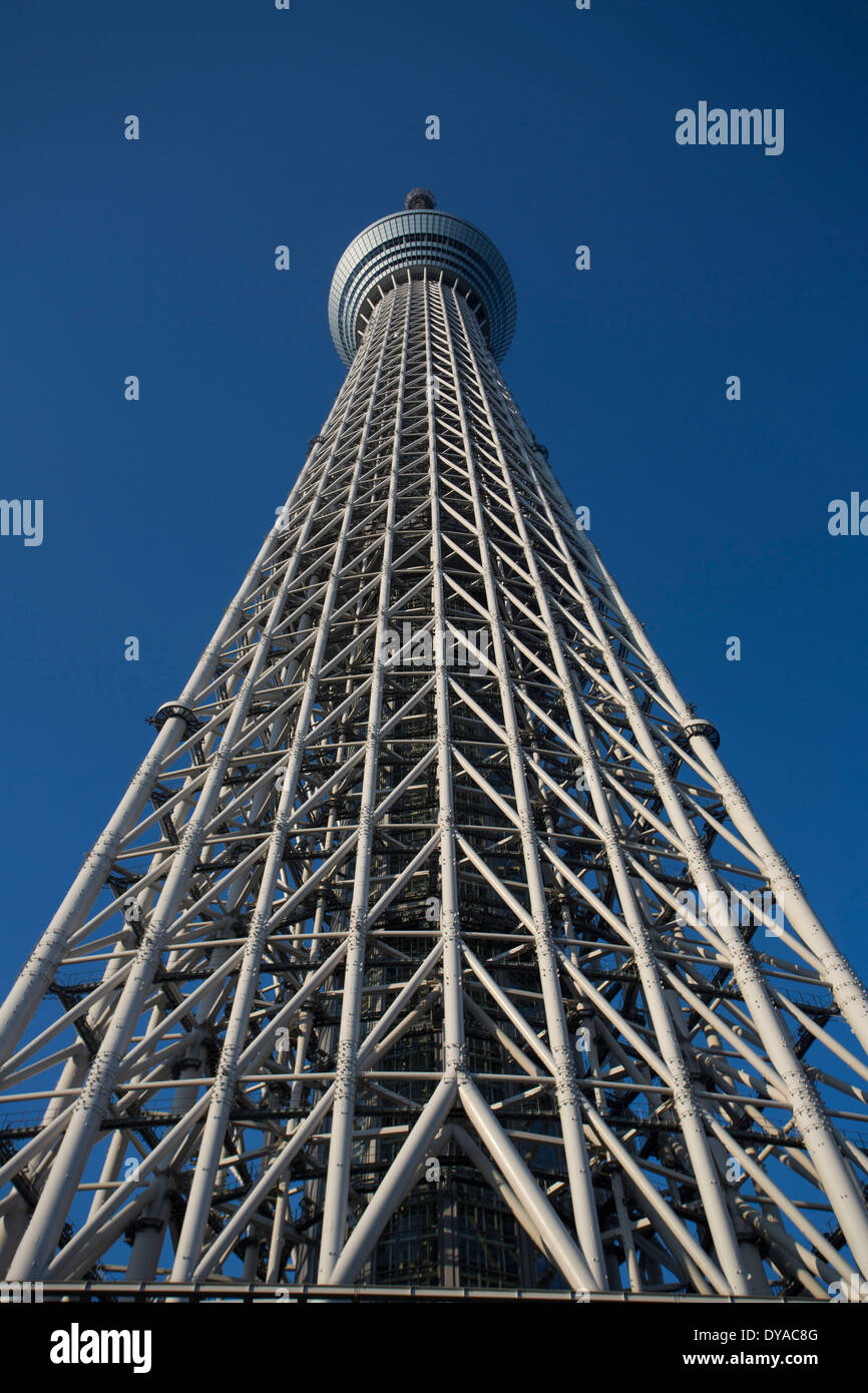 Asakusa, Architektur, bunt, Design, Baum Himmel, Skyline, Struktur, Gebäude, Turm, Reisen Stockfoto