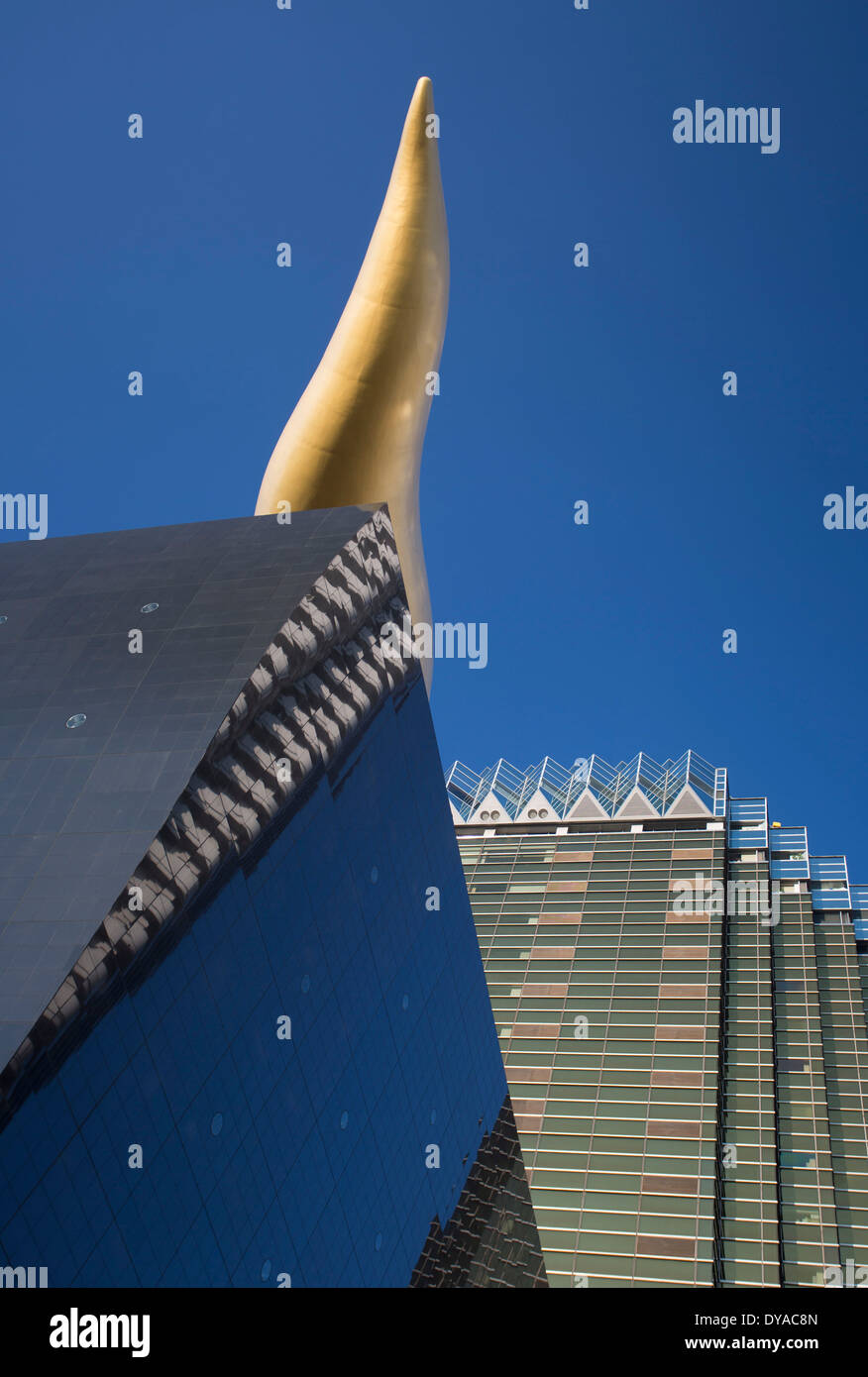 Japan, Asien, Tokio, Asakusa, Architektur, Stadt, bunt, design, Inspiration, Licht, Reflexion, Skyline, Turm, Reisen Stockfoto