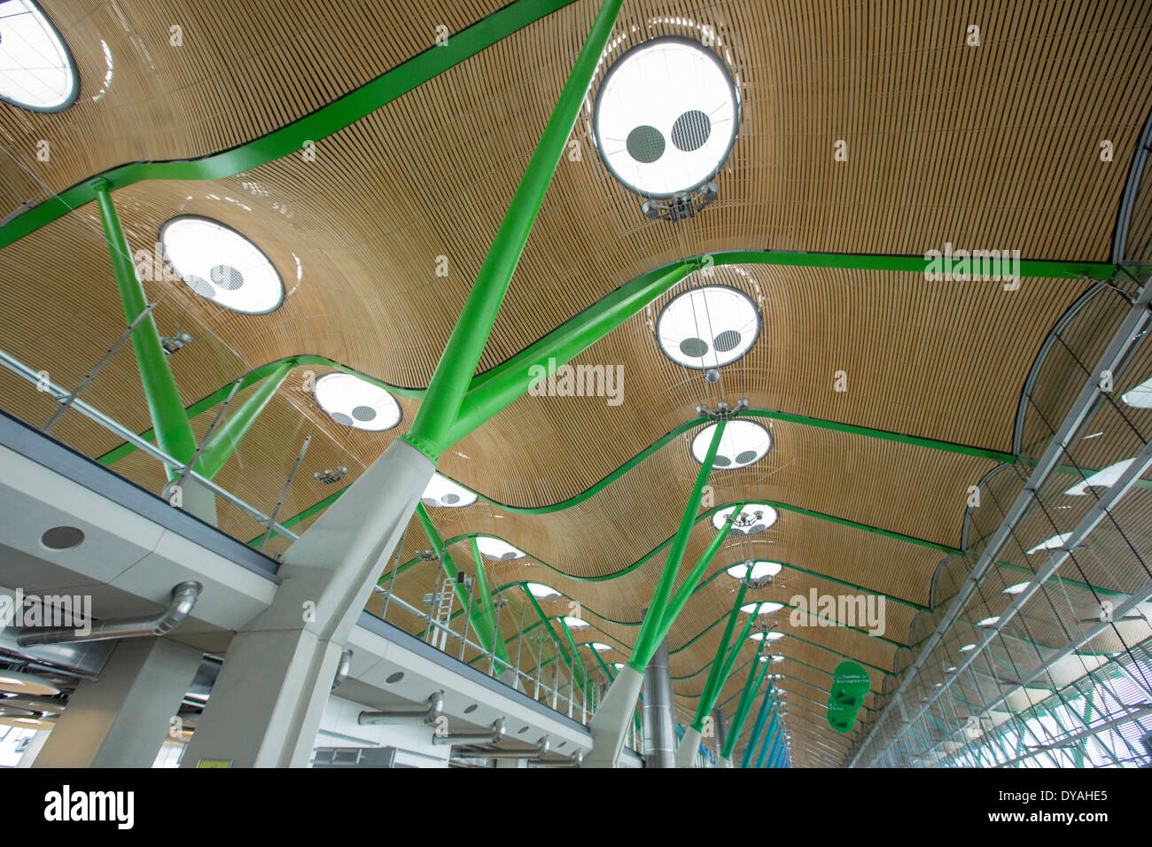Flughafen Madrid in Spanien. Stockfoto