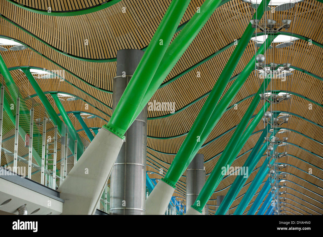 Flughafen Madrid in Spanien. Stockfoto