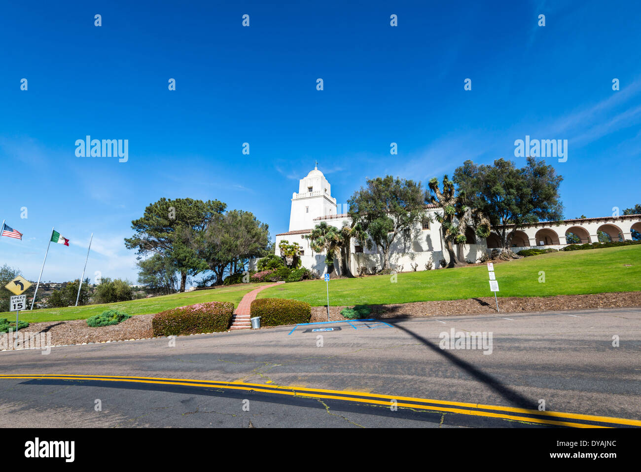 Junípero Serra Museumsbau. San Diego, California, Vereinigte Staaten von Amerika. Stockfoto