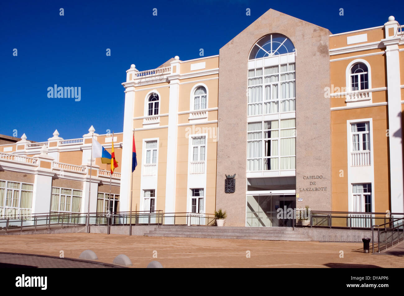 Cabildo de Lanzarote Hauptsitz Selbstverwaltung Stockfoto