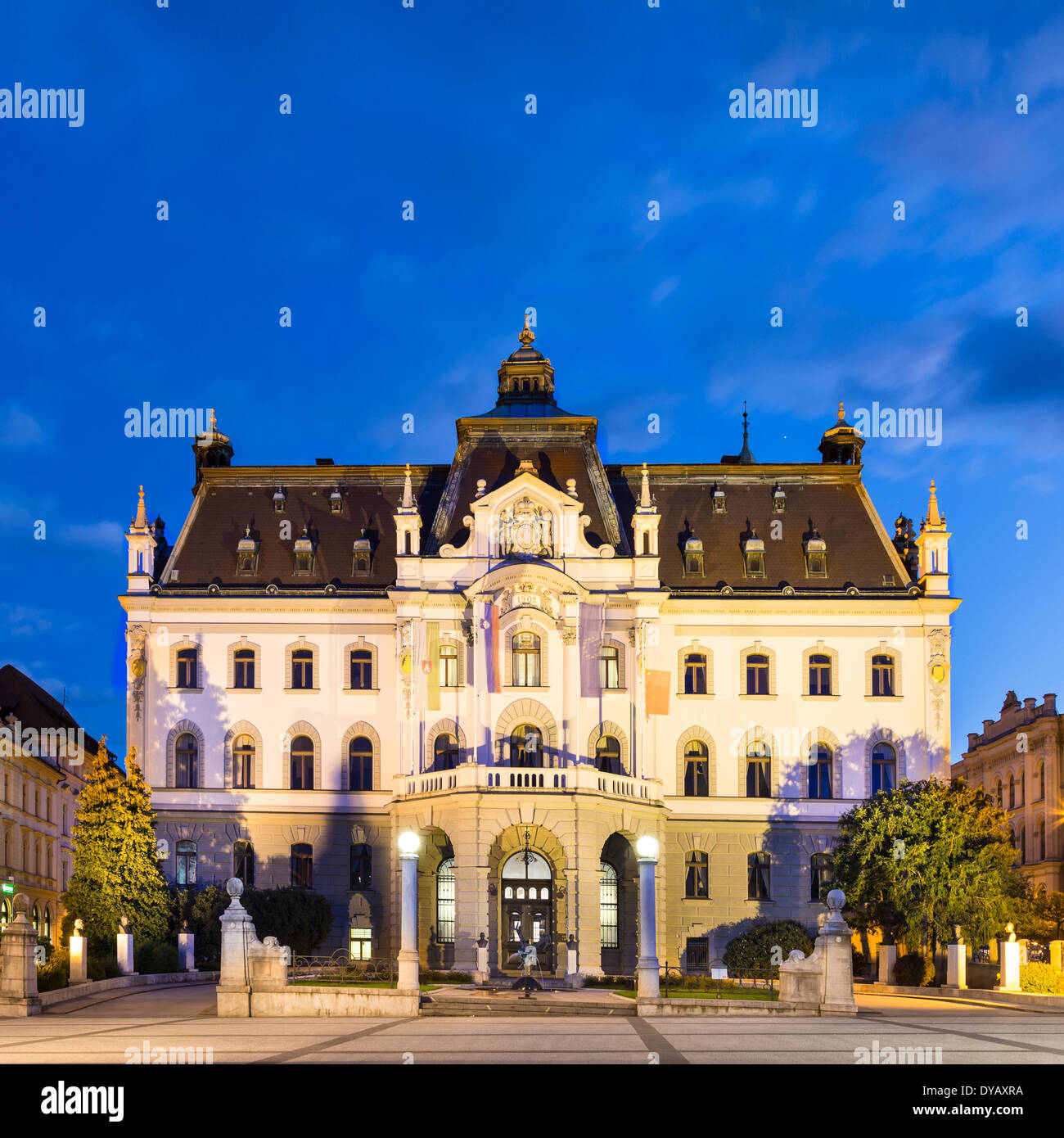 Universität Ljubljana, Slowenien, Europa. Stockfoto