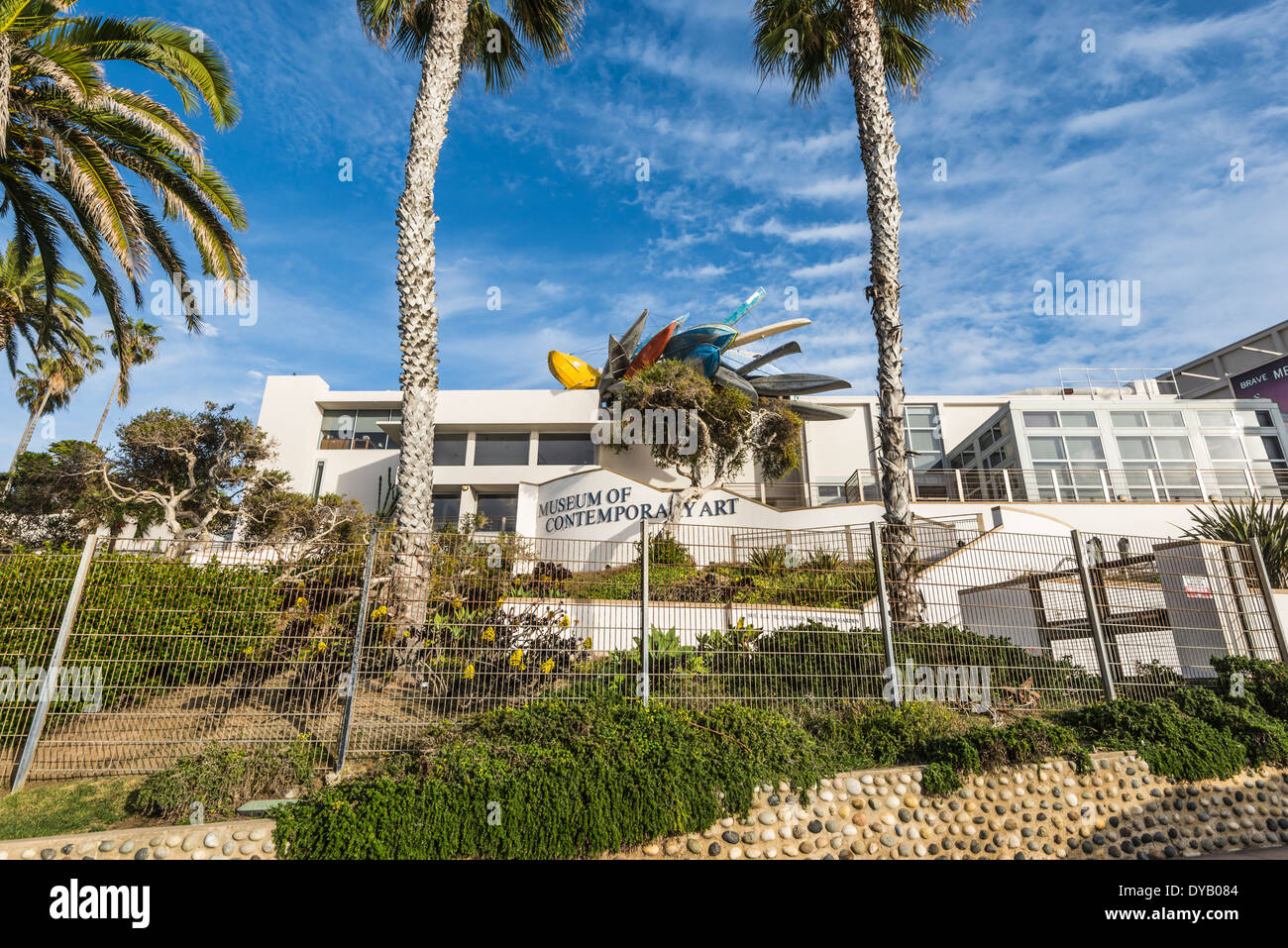 Museum für zeitgenössische Kunst-Gebäude. La Jolla, Kalifornien, USA. Stockfoto