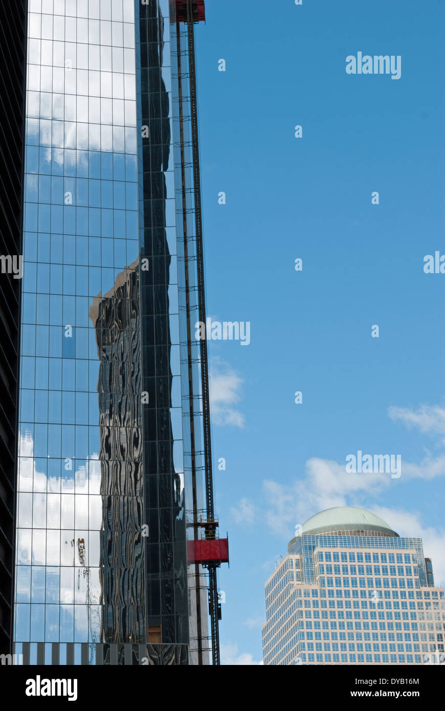 Wiederaufbau des World Trade Center Stockfoto