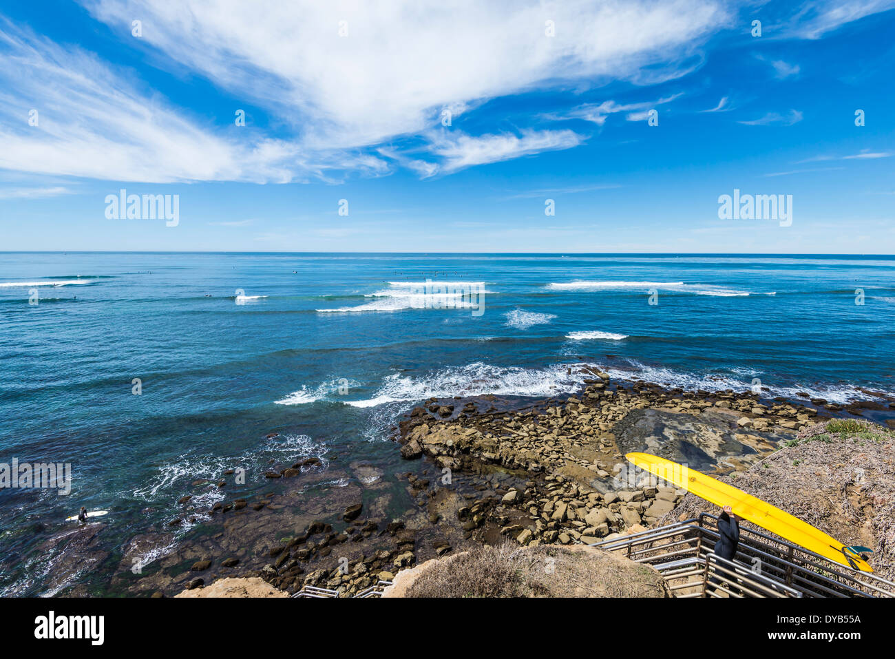Sunset Cliffs Natural Park. San Diego, California, Vereinigte Staaten von Amerika. Stockfoto