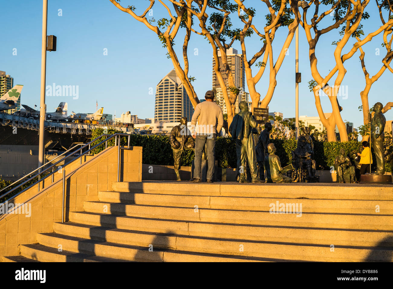 Nationalen Salute to Bob Hope und das Militär. Tuna Harbor Park. San Diego, California, Vereinigte Staaten von Amerika. Stockfoto