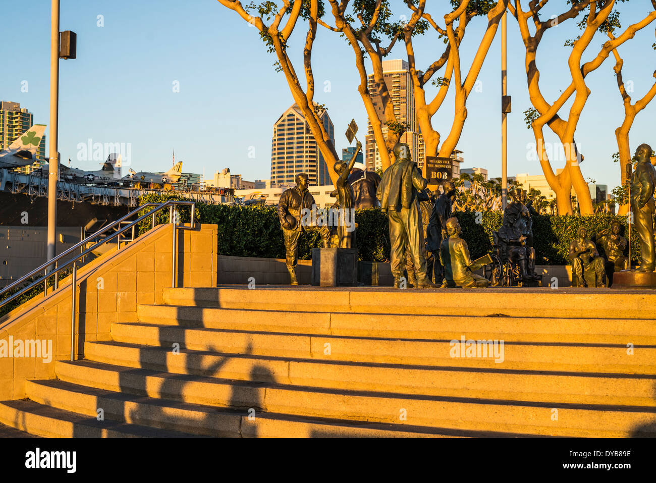 Nationalen Salute to Bob Hope und das Militär. Tuna Harbor Park. San Diego, California, Vereinigte Staaten von Amerika. Stockfoto