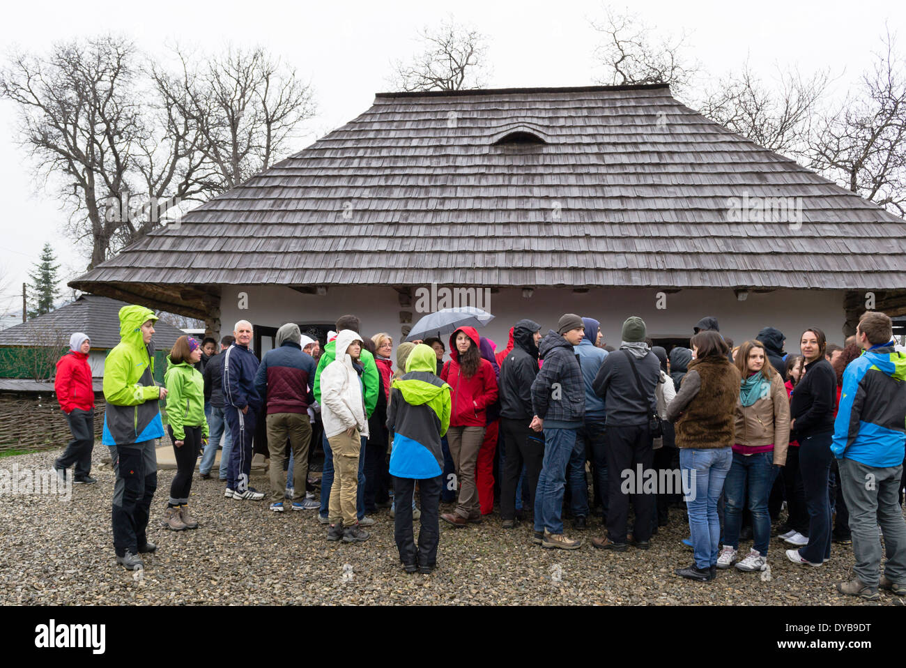 Das Gedenkmuseum Ion Creanga aus Humulesti – Neamţ County Stockfoto