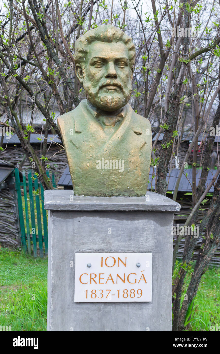 Das Gedenkmuseum Ion Creanga aus Humulesti – Neamţ County Stockfoto