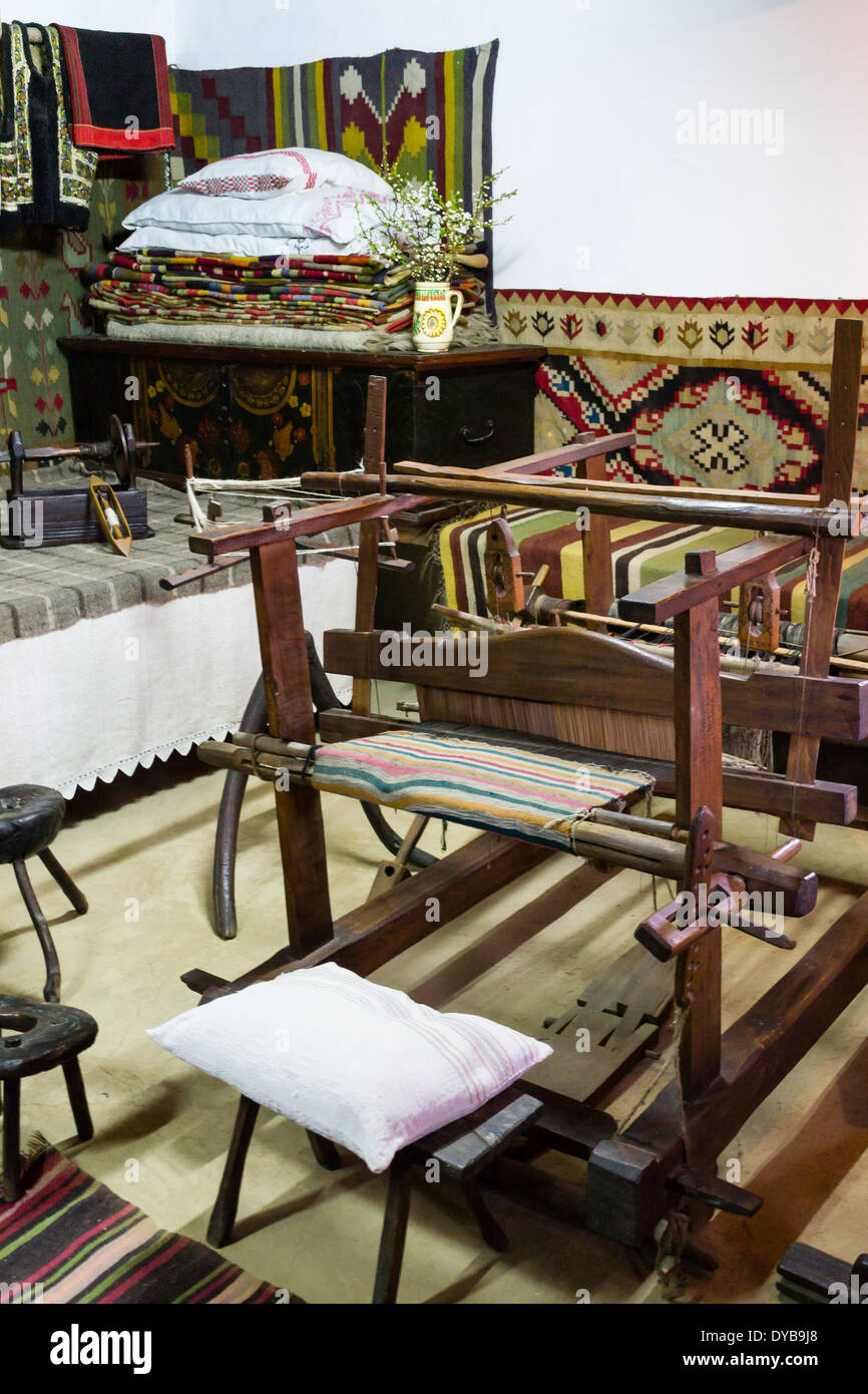 Das Gedenkmuseum Ion Creanga aus Humulesti – Neamţ County Stockfoto