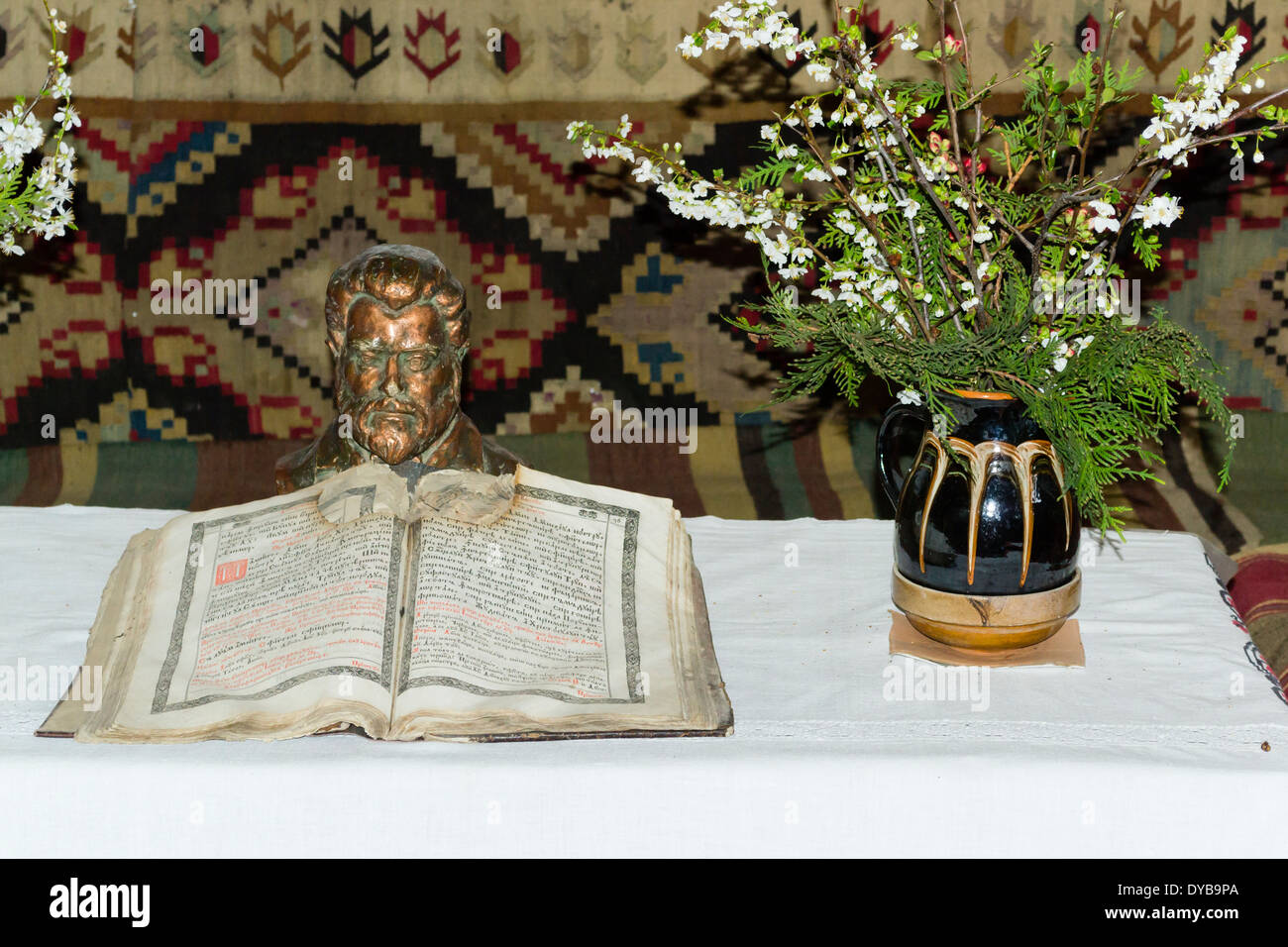 Das Gedenkmuseum Ion Creanga aus Humulesti – Neamţ County Stockfoto