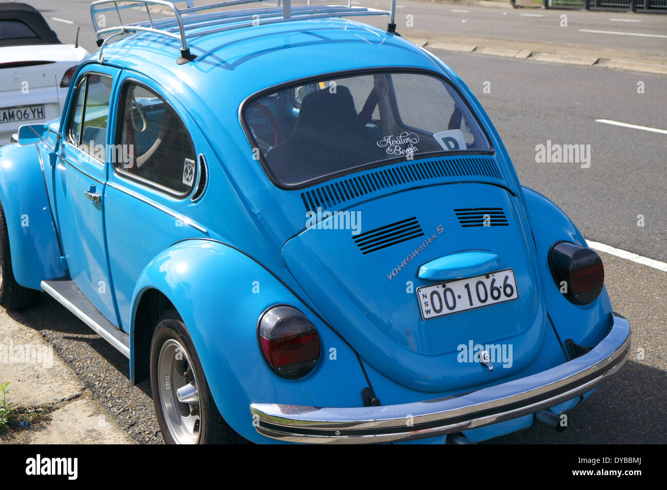 klassische VW-Käfer geparkt in Sydney, Australien Stockfoto