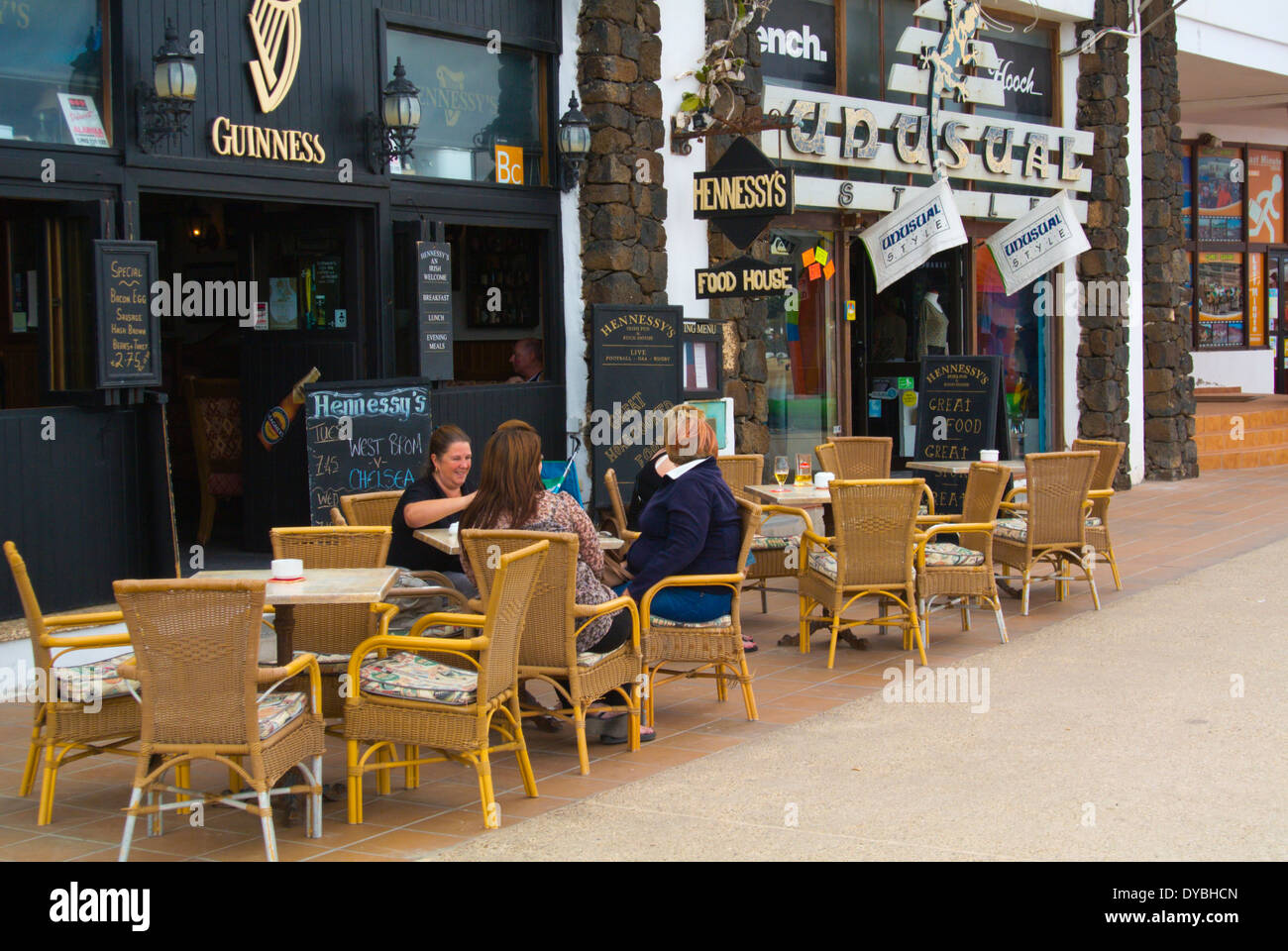 Restaurants und Bars, Costa Teguise, Lanzarote, Kanarische Inseln