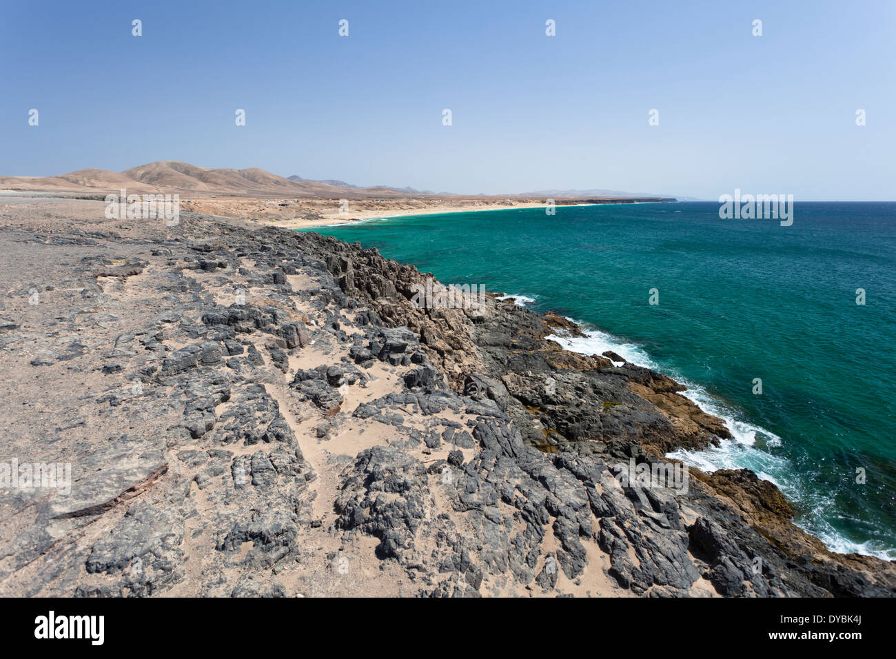 El Cotillo Küste in Fuerteventura, Spanien Stockfoto