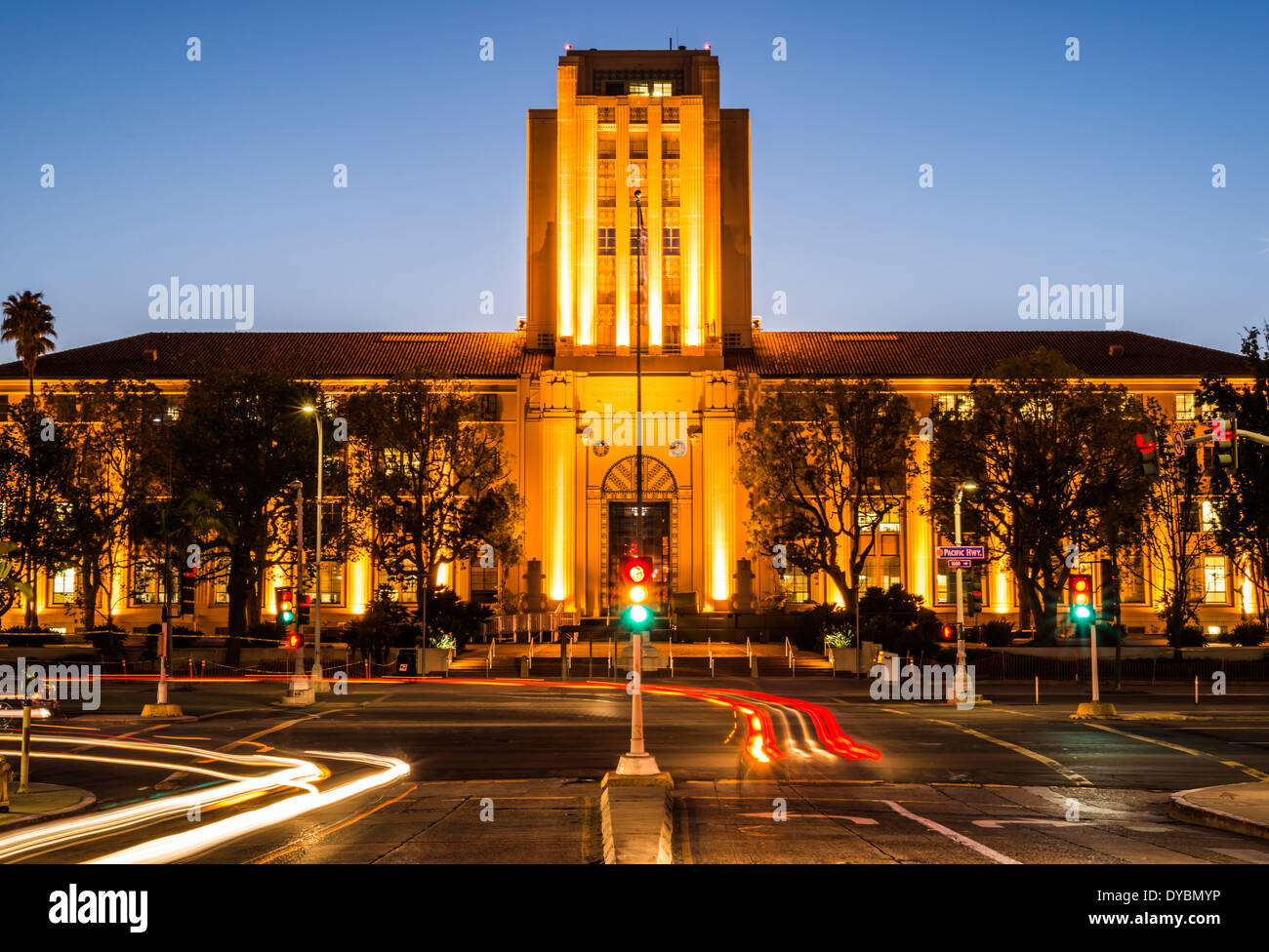 San Diego County Administration Center Gebäude. San Diego, California, Vereinigte Staaten von Amerika. Stockfoto
