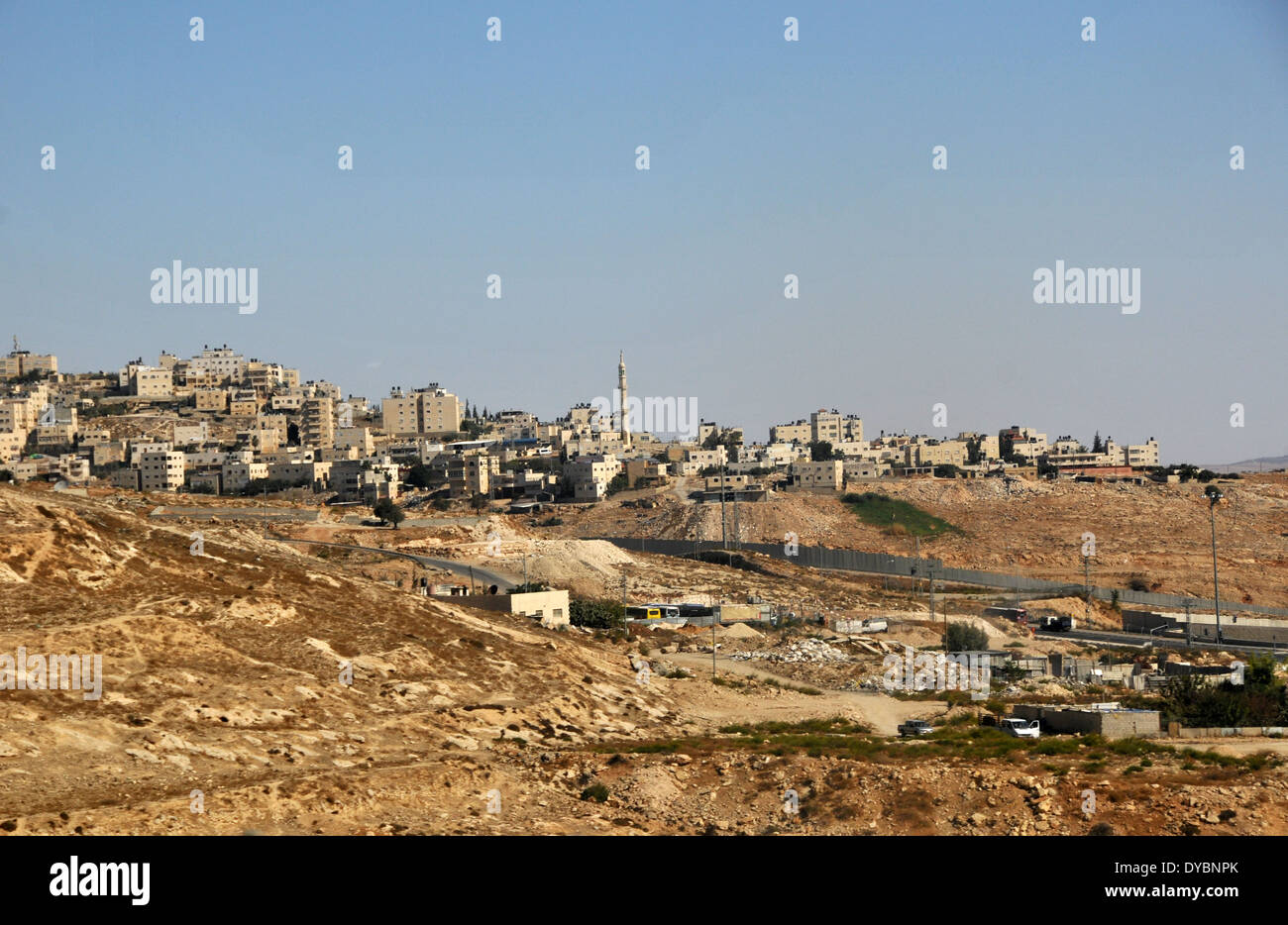 Siedlungen im Westjordanland in der Nähe von Jerusalem, Israel Stockfoto