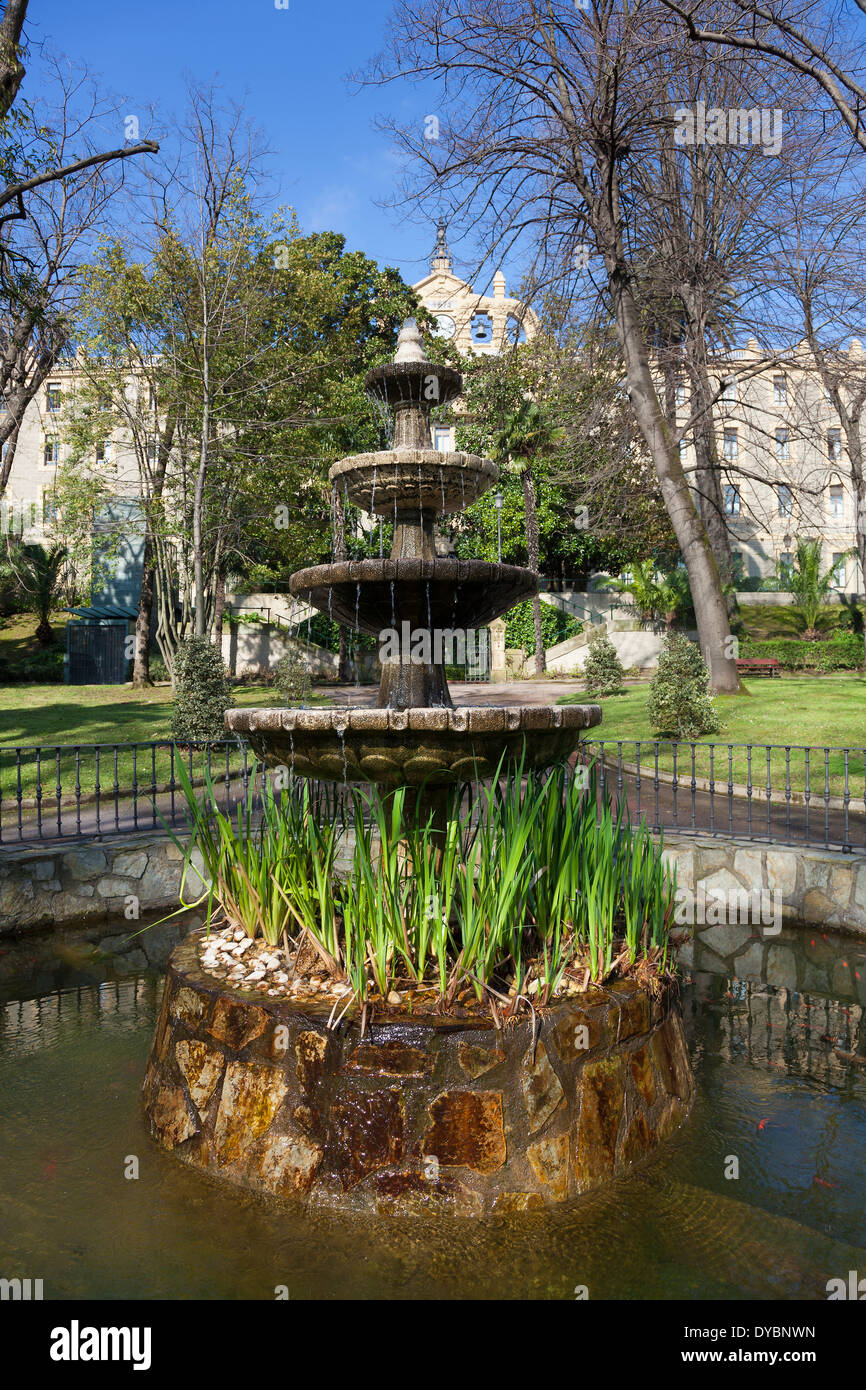 Park in Sabino Arana, Bilbao, Bizkaia, Baskenland, Spanien Stockfoto