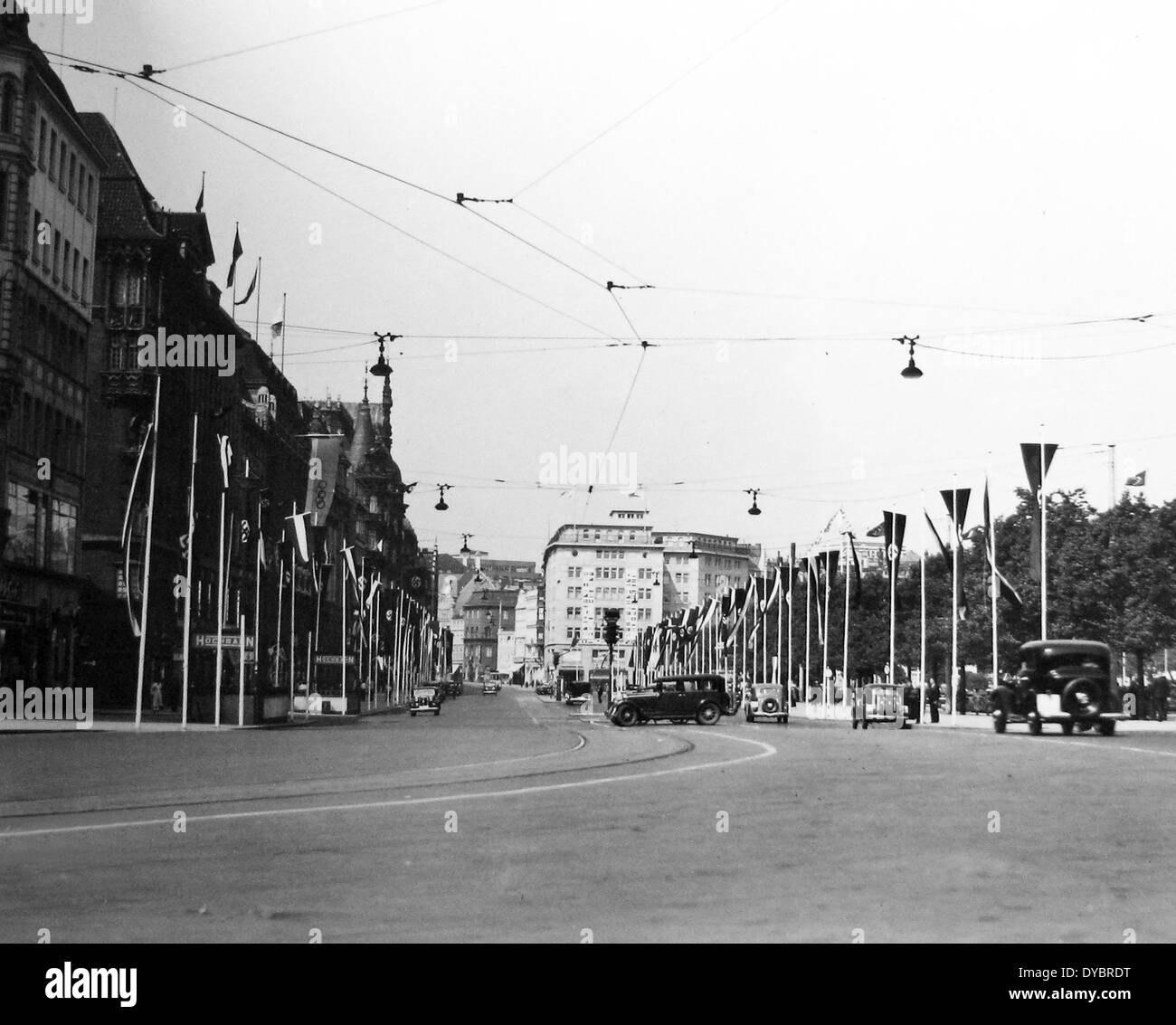 Hamburg-Deutschland in den 1930er Jahren Stockfoto