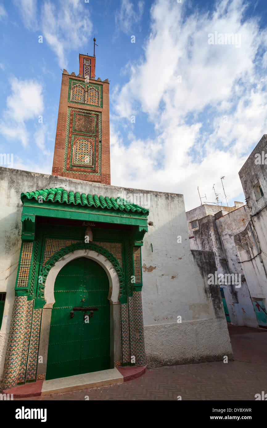 Alten Moschee. Alten Teil der Stadt Tanger, Marokko Stockfoto