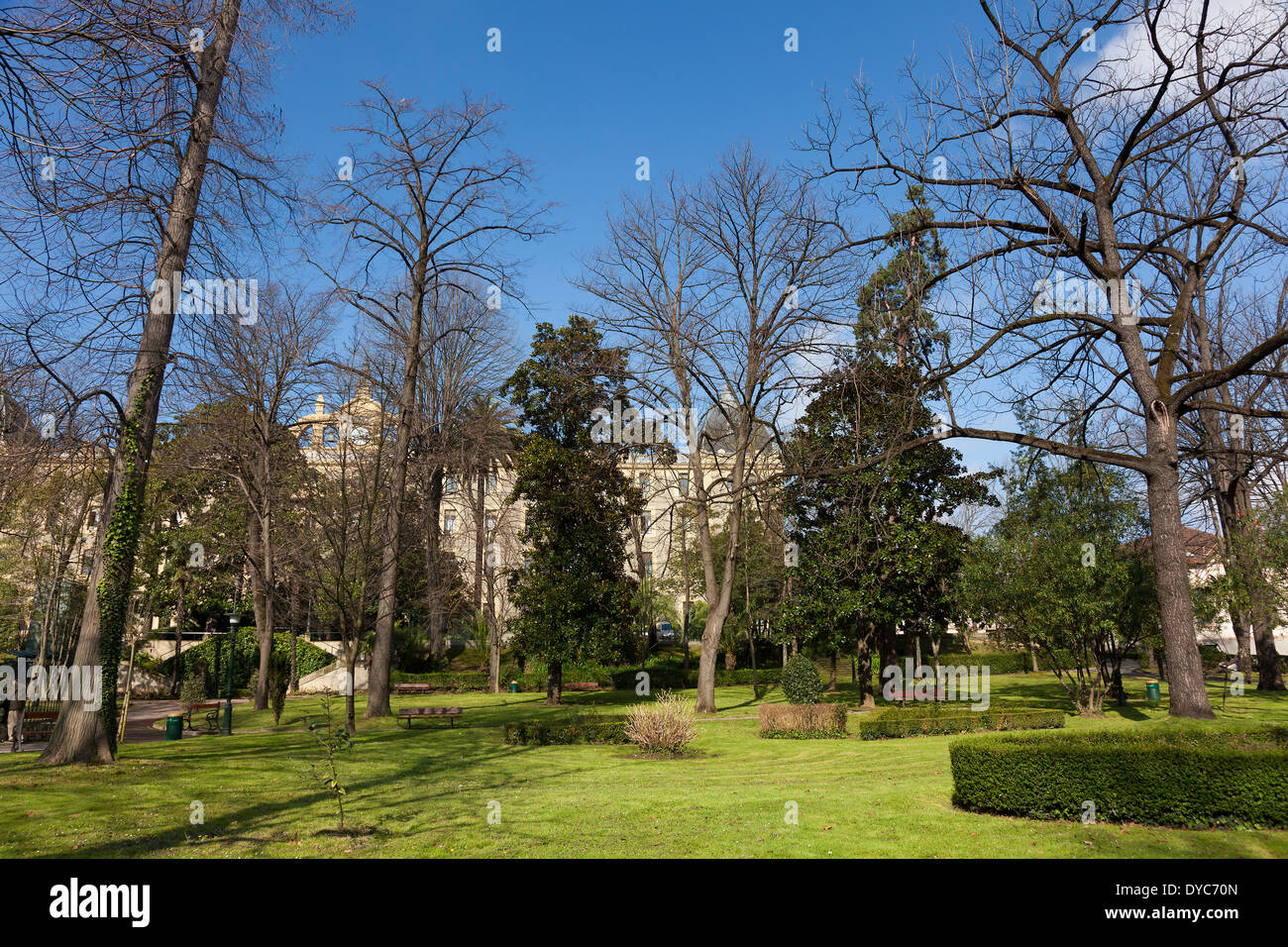 Park in Sabino Arana, Bilbao, Bizkaia, Baskenland, Spanien Stockfoto