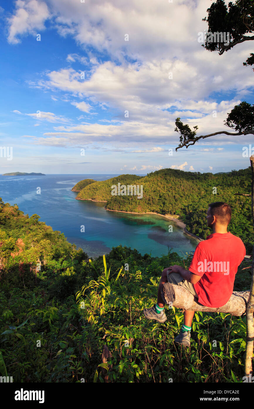 Philippinen, Palawan, Port Barton, Turtle Bay (MR) Stockfoto