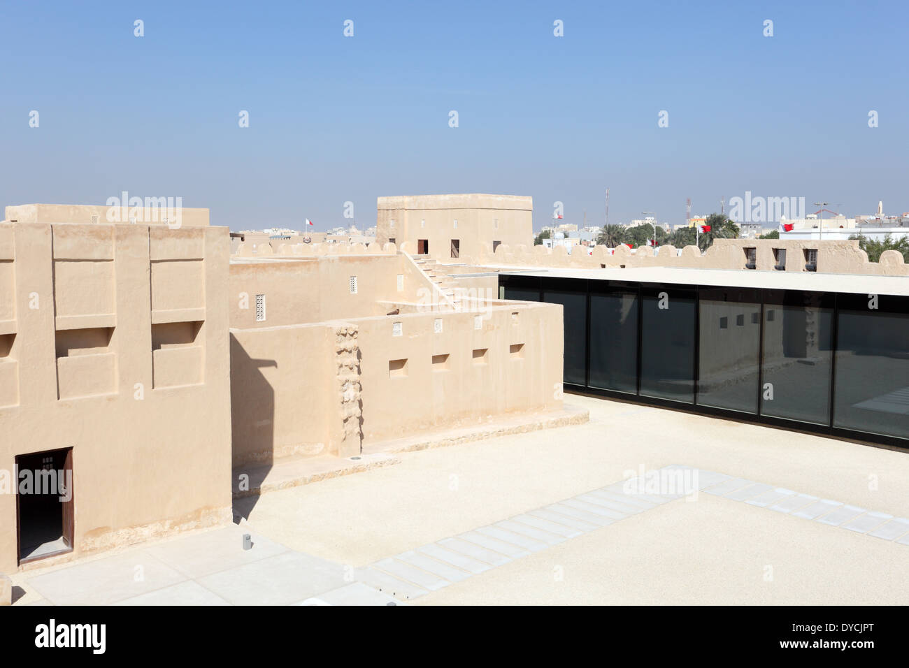 Historischen Riffa Fort im Königreich Bahrain, Naher Osten Stockfoto