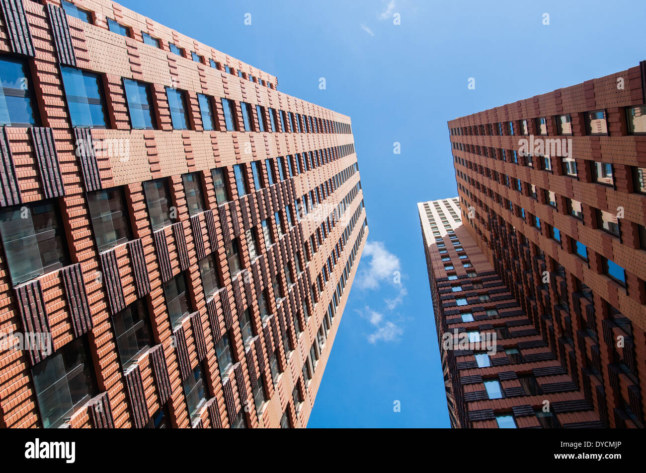 Bürogebäude in Amsterdam Zuid Bereich der niederländischen Hauptstadt in den Niederlanden Stockfoto