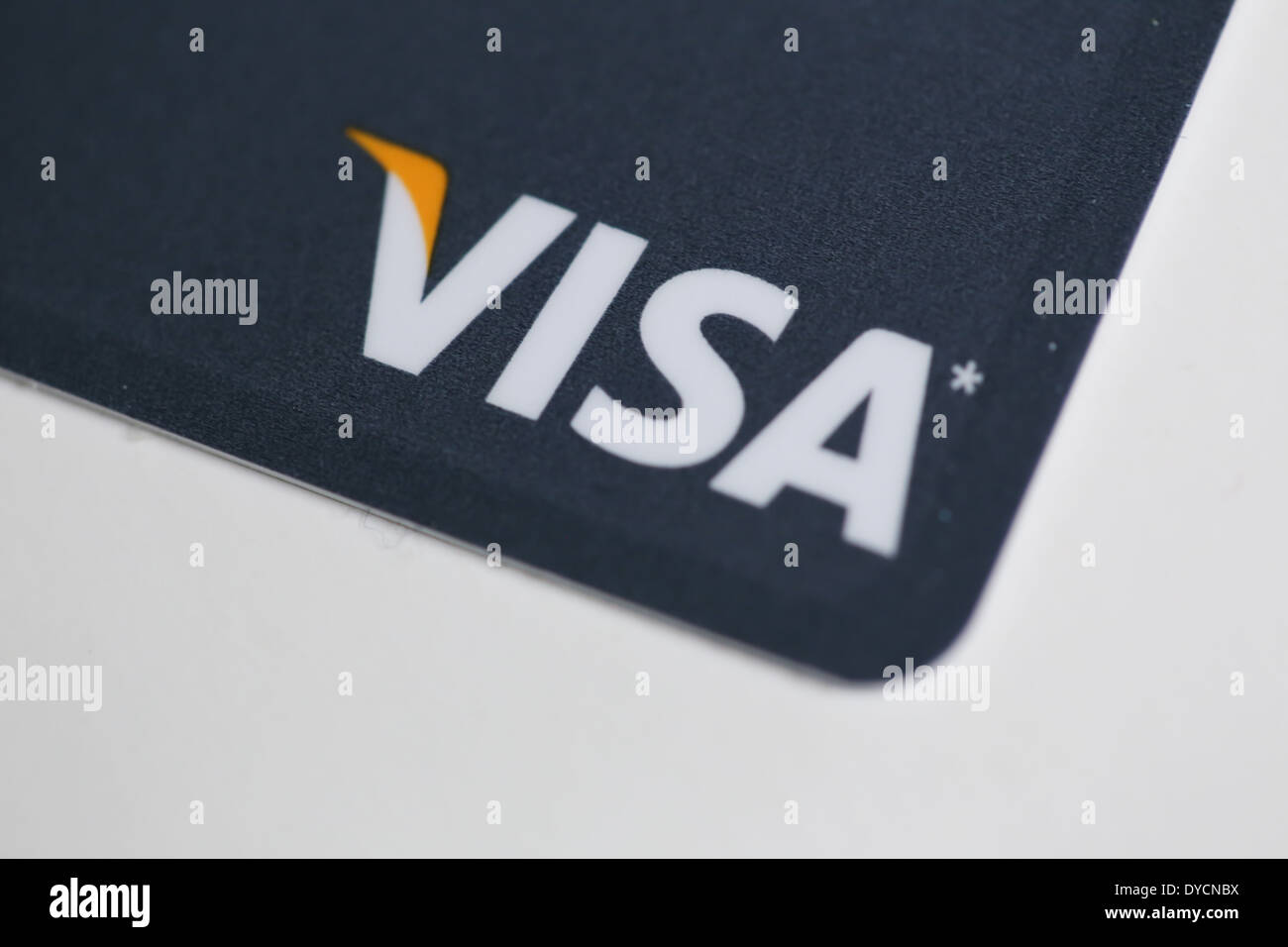 Visa-Kreditkarte-logo Stockfoto